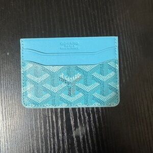 Goyard Blue Card Holder